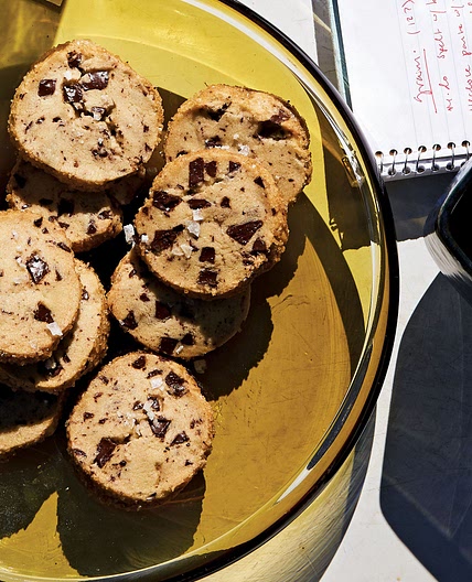 Salted Butter and Chocolate Chunk Shortbread