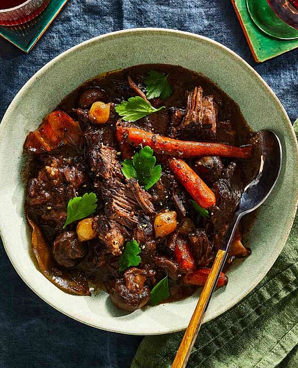 Beef Stew in Red Wine Sauce