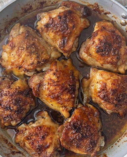 Garlic-Brown Sugar Chicken Thighs