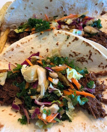 Simple Slow-Cooked Korean Beef Soft Tacos