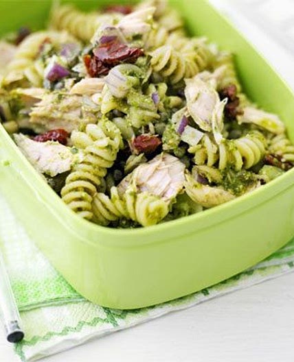 Storecupboard pasta salad