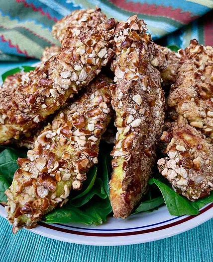 Air Fryer Pretzel-Crusted Chicken Tenders