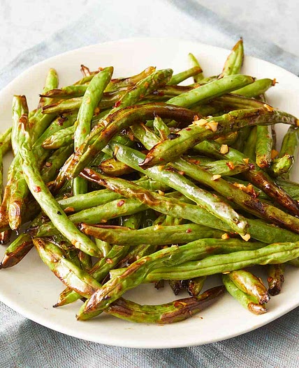 Spicy Air Fryer Green Beans