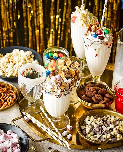 Vanilla milkshake bar