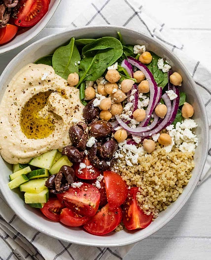 Mediterranean Hummus Bowl