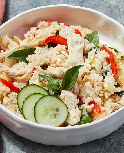 Thai Spicy Basil Chicken Fried Rice