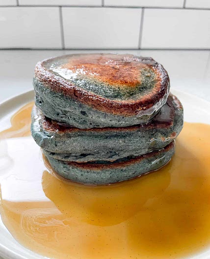 Blue Pancakes Recipe
