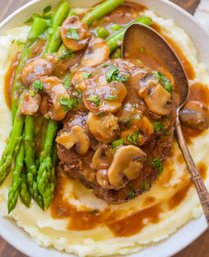 Salisbury Steak with Mushroom Gravy