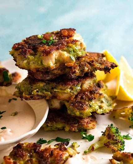 Broccoli Chicken Fritters