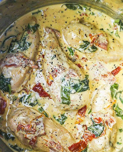 Instant Pot Tuscan Chicken Recipe