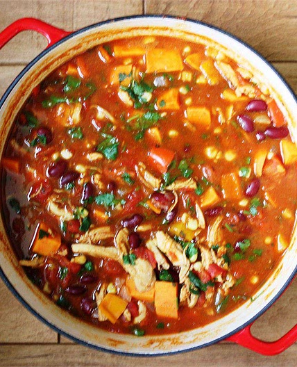 Spicy Chicken and Sweet Potato Stew