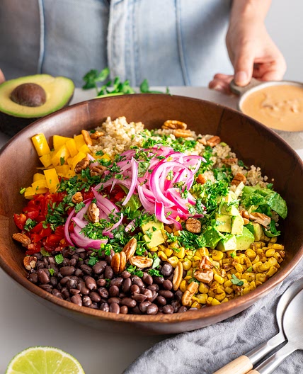 Chopped Southwest Salad with Chipotle Dressing