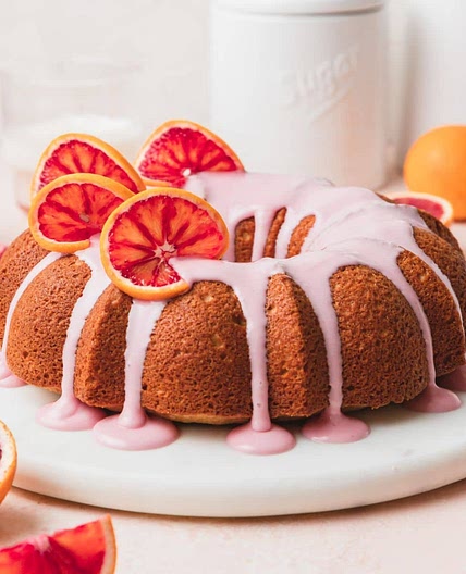 Blood Orange Bundt Cake