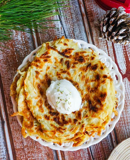 Thin German Potato Pancakes (Kartoffelpuffer)