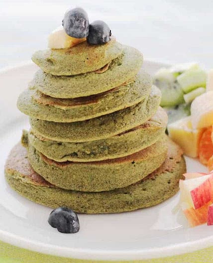 Best Banana Spinach Pancakes
