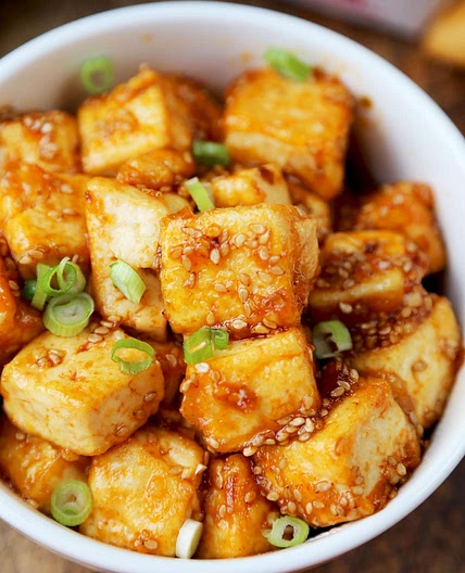 The Real Honey Sriracha Tofu