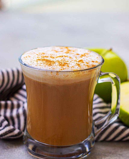 Apple Crisp Oatmilk Macchiato (Starbucks Copycat)