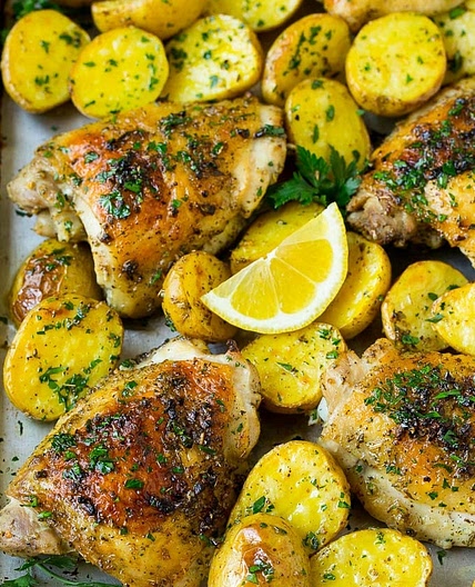 Greek Chicken and Potatoes