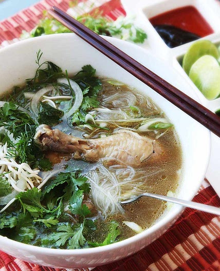 30-Minute Pressure Cooker Pho Ga (Vietnamese Chicken Noodle Soup) Recipe