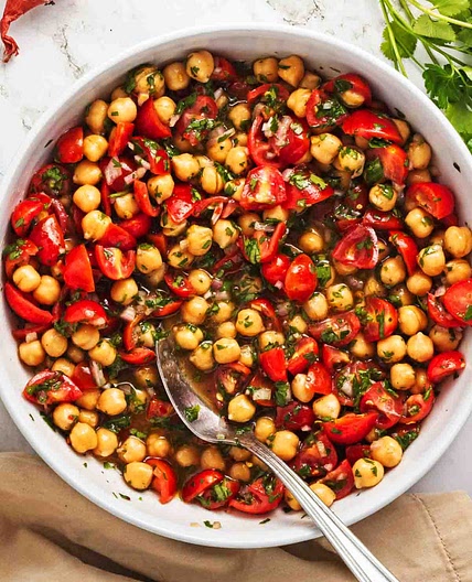 Easy Marinated Chickpeas