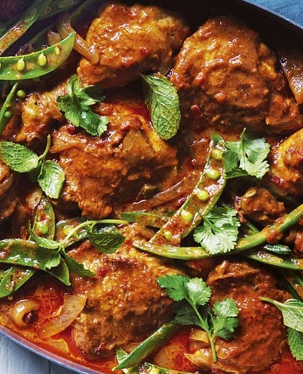 Chicken curry tray bake recipe