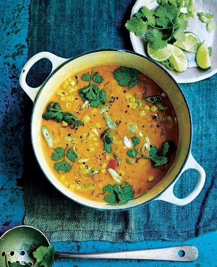 Sweetcorn chowder (vegan)