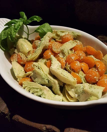 Artichoke Heart and Tomato Salad