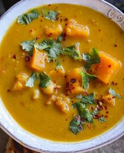 Butternut Squash & Chickpea Soup