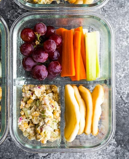 Chickpea Salad Bento Box (Vegan)