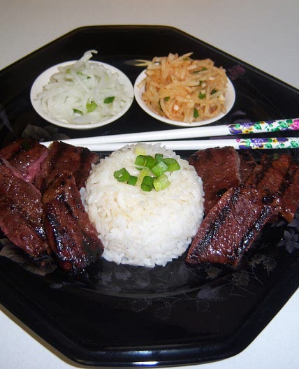 Galbi (Kalbi) Grilled Korean Short Ribs (Flanken Cut)
