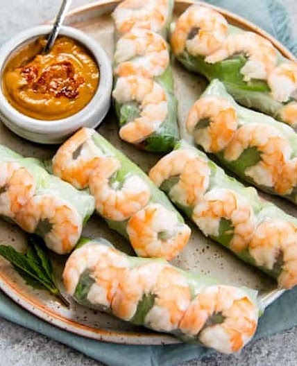 Fresh Vietnamese Spring Rolls