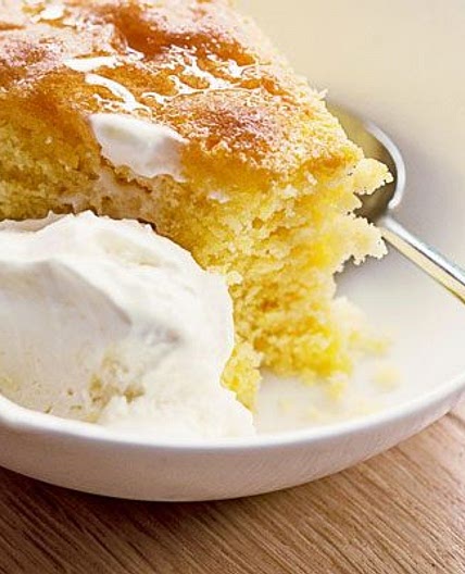 Orange polenta cake