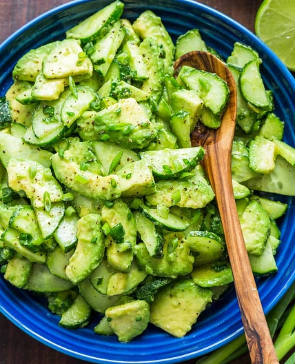 Avocado Cucumber Salad Recipe