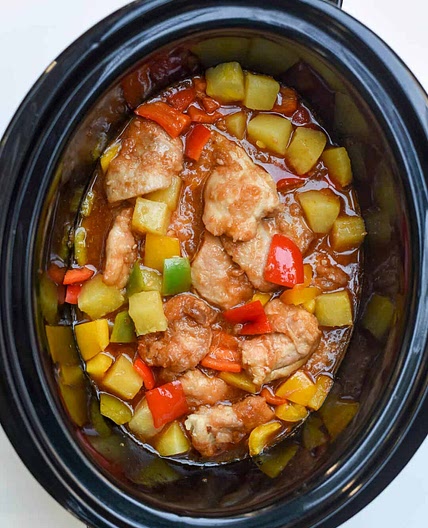 Slow Cooker Sweet and Sour Chicken