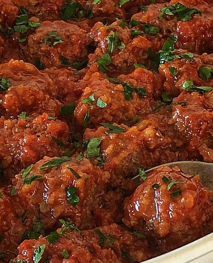 Slow cooker porcupine meatballs recipe