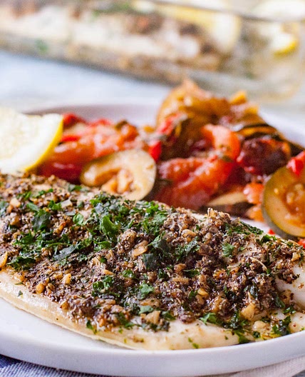Simple Oven-Baked Sea Bass