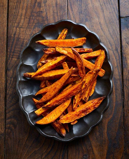 Air-fryer sweet potato fries