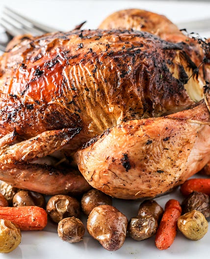 Roast "Sticky" Chicken