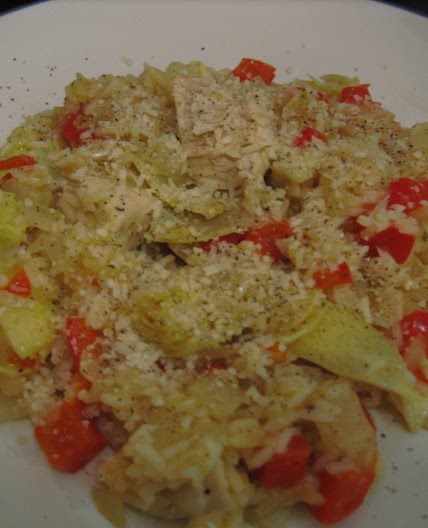 Lemon Chicken and Rice With Artichokes