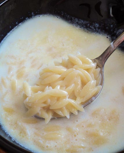 Estonian Milk Soup With Pasta Shapes (Makaroni-Piimasupp)