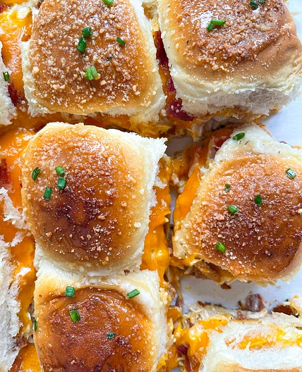 Chicken Bacon Ranch Sliders