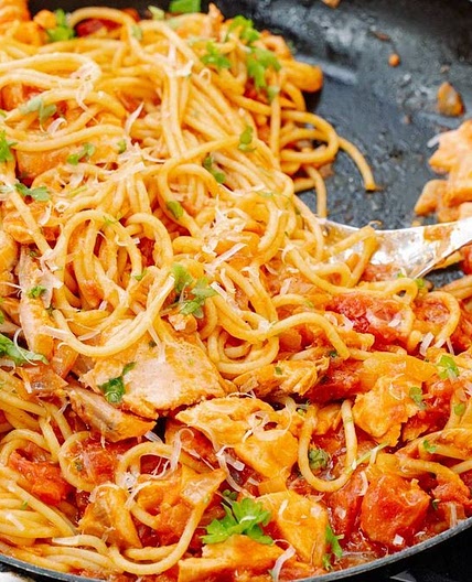 Salmon Pasta