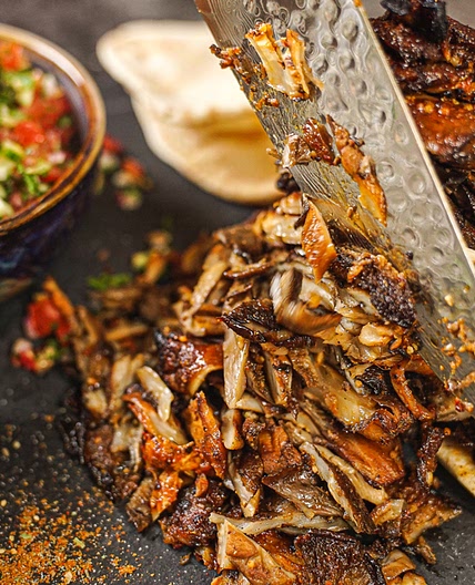 Oyster Mushroom Vegan Shawarma