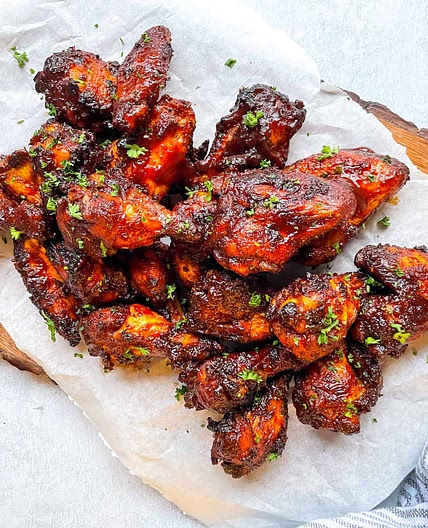 Air Fryer BBQ Chicken Wings