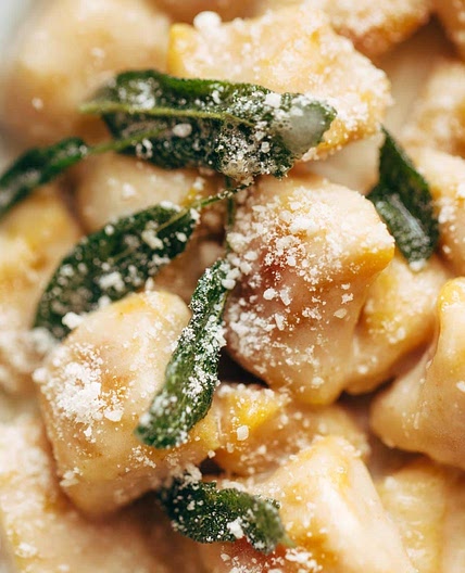 Pumpkin Gnocchi with Sage Butter Sauce