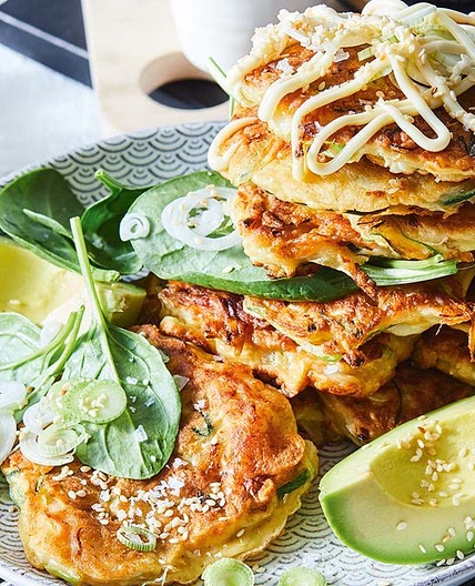 Flip out a winner tonight with Hayden Quinn's okonomiyaki with prawns