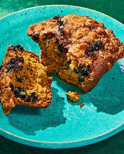 Blueberry Spelt Muffins