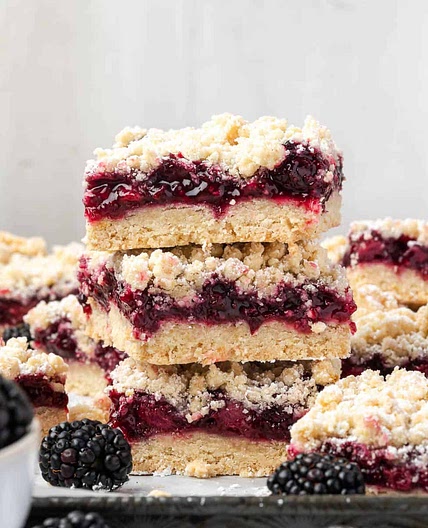 Easy Blackberry Pie Bars