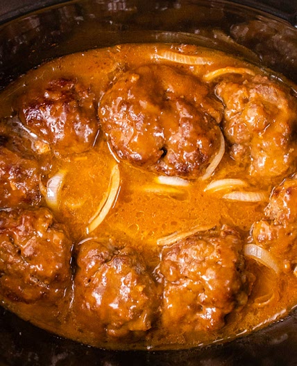 Slow Cooker Salisbury Steak