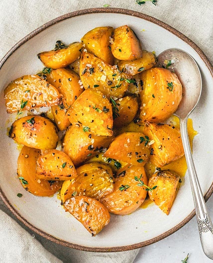 Roasted Golden Beets
